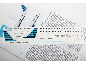 Декаль для самолета Embraer 190 JetBlue