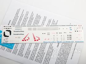 Декаль для самолета Сухой Suprjet 100 Brussels Airlines
