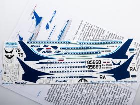 Декаль для самолета Туполев Tu-154M КрасАйр (Красноярские Авиалинии)