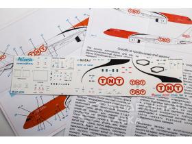 Декаль для самолета Туполев Tu-204-100C TNT