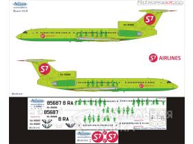 Декаль для Ту-154М  S7 Airlines (RA-85687, RA-85688)