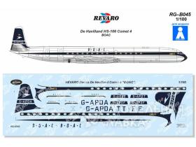 Декаль HS-106 Comet 4 BOAC