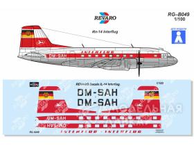 Декаль Ил-14П Интерфлюг
