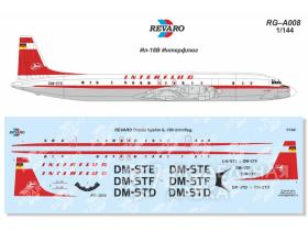 Декаль Ил-18В Интерфлюг