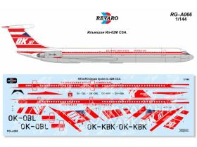 Декаль Ил-62М CSA