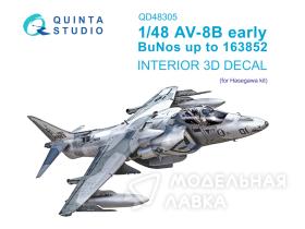 Декаль интерьера кабины AV-8B Early (Hasegawa)