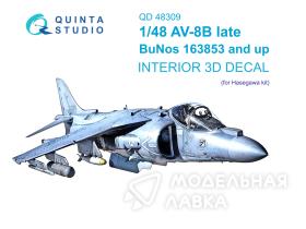 Декаль интерьера кабины AV-8B Late (Hasegawa)