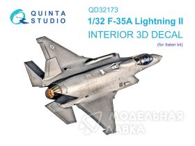 Декаль интерьера кабины F-35A (Italeri)