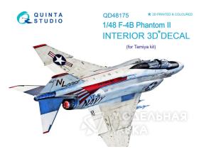 Декаль интерьера кабины F-4B (для модели Tamiya)