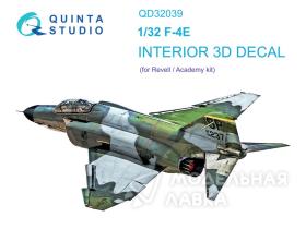 Декаль интерьера кабины F-4E (Revell)