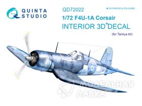 Декаль интерьера кабины F4U-1A Corsair (для модели Tamiya)