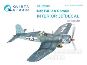 Декаль интерьера кабины F4U-1A Corsair (для модели Tamiya)