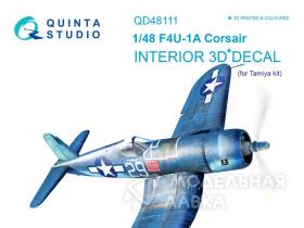 Декаль интерьера кабины F4U-1A Corsair (Для Модели Tamiya)