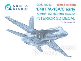 Декаль интерьера кабины F/A-18A++ (Hasegawa)