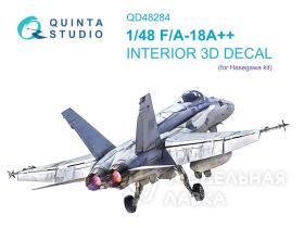 Декаль интерьера кабины F/A-18A++ (Hasegawa)