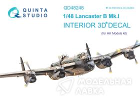 Декаль интерьера кабины Lancaster B Mk.I (HK Models)