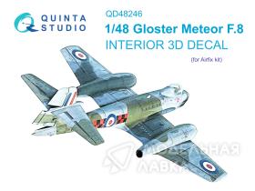 Декаль интерьера кабины Meteor F.8 (Airfix)