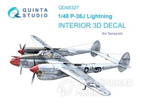 Декаль интерьера кабины P-38J (Tamiya)