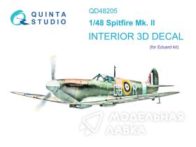 Декаль интерьера кабины Spitfire Mk.II (Eduard)