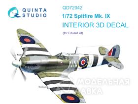 Декаль интерьера кабины Spitfire Mk.IX (Eduard)