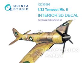 Декаль интерьера кабины Tempest Mk.II (Special Hobby/Revell)