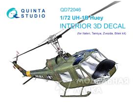 Декаль интерьера кабины Uh-1B (Italeri)