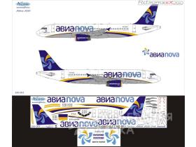 Декаль на самолет Airbus A320 Авианова