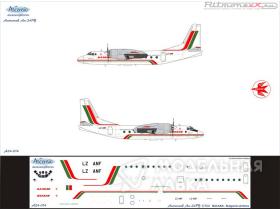 Декаль на самолет Атонов Ан-24РВ (BALKAN - Bulgarian Airlines)