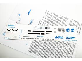 Декаль на самолет ATR 42-300 ЮтАйр