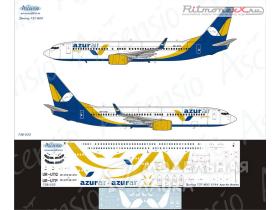 Декаль на самолет Boeing 737-800 Azur Air Ukraine