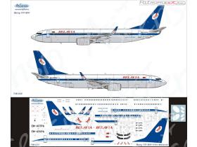 Декаль на самолет Boeing 737-800 Belavia old