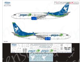 Декаль на самолет Boeing 737-800 Pegas (Ikar)