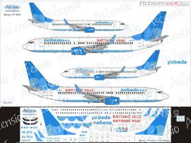 Декаль на самолет Boeing 737-800 Победа