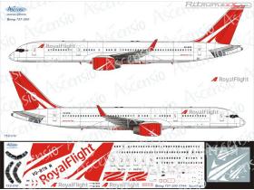 Декаль на самолет Boeing 757-200 RoyalFlight