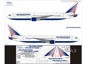 Декаль на самолет Boeing 767-300ER Трансаэро