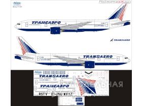 Декаль на самолет Boeing 777-200 Трансаэро