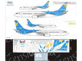 Декаль на самолет Boeing Nordwind Airlines BLUE