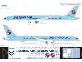 Декаль на самолет Boeing 787-9 Korean Air