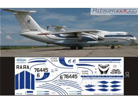 Декаль на самолет Ильюшин IL-76TD ГазПромАвиа