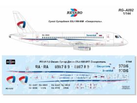 Декаль Сухой Суперджет SSJ–100–95B Северсталь