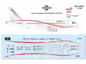 Декаль Сухой Суперджет SSJ–100–95LR SITYJET