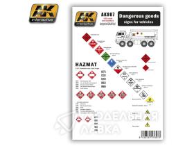 Декали Dangerous Goods Signs For Vehicles