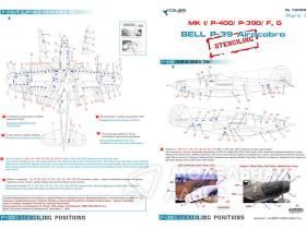 Декали для Bell Р-39 Stenciling  Part I (MK I, P-400, P-39 D)