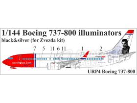 Декали для Boeing 737-800 for Zvezda kit