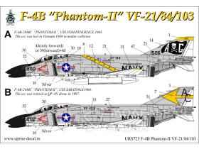 Декали для F-4B Phantom VF-21/VF-84/VF-103