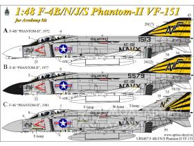 Декали для F-4B/N/J/S Phantom VF-151