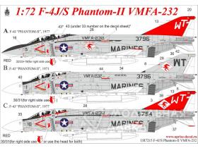 Декали для F-4J/S Phantom-II VMFA-232