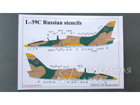 Декали для L-39C Albatros Russian Stencils