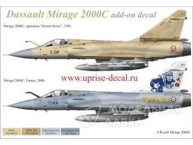 Декали для  Mirage 2000C Desert Storm &"90-ans"