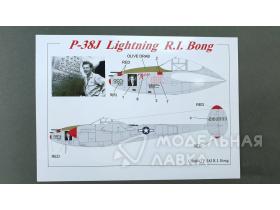 Декали для P-38J Lightning R.I. Bong